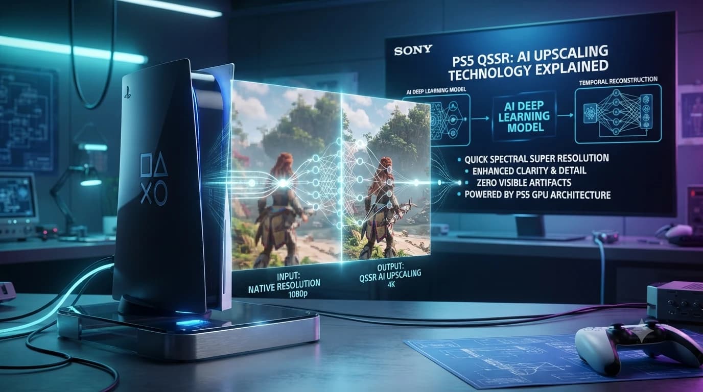 Sony Reveals PS5's New AI Upscaling Technology — QSSR Explained